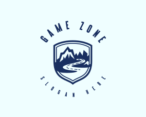 Road - Mountain Road Camp logo design