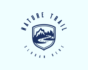 Trail - Mountain Road Camp logo design