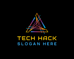 Triangle Tech Media logo design