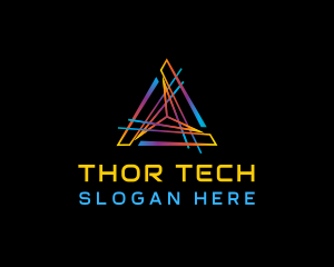 Triangle Tech Media logo design