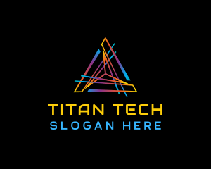 Triangle Tech Media logo design