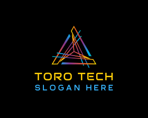 Triangle Tech Media logo design