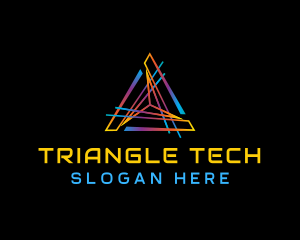 Triangle Tech Media logo design