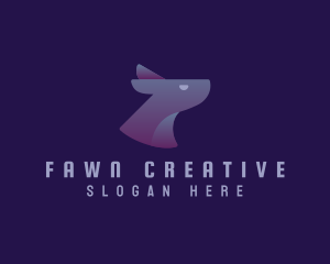 Fawn - Fawn Deer Zoo logo design