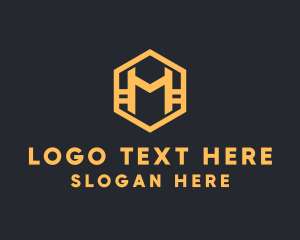 Golden - Pentagon Gaming Company logo design