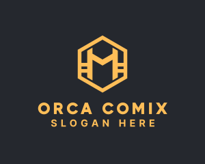 Hexagon Company Letter M Logo
