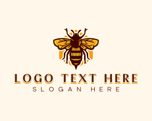 Honeycomb - Bumblebee Honeycomb logo design