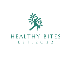 Wellness Human Tree logo design