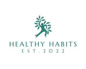 Wellness Human Tree logo design