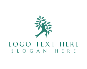 Wellness Human Tree Logo