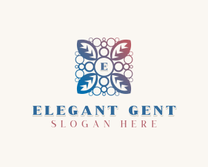 Elegant  Flower Leaf logo design