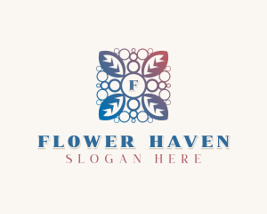 Elegant  Flower Leaf logo design