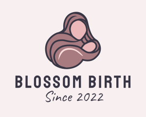 Obstetrics - Lactation Breast Pump logo design