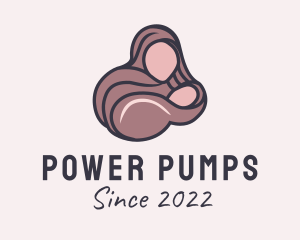 Lactation Breast Pump logo design