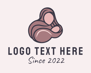 Pregnant - Lactation Breast Pump logo design