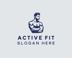 Fit - Gym Fitness Trainer logo design