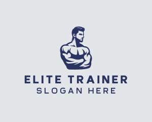 Trainer - Gym Fitness Trainer logo design