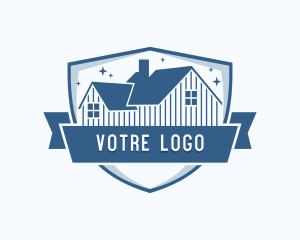 Roofing - Housing Roof Architecture logo design