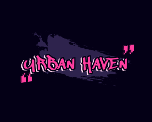 Urban Punk Graffiti logo design