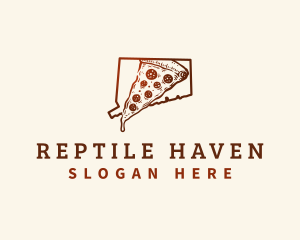 Connecticut New Haven Pizza logo design