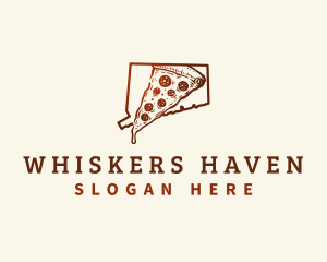 Connecticut New Haven Pizza logo design