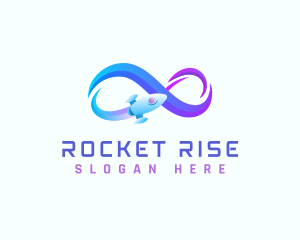 Rocket Infinity Launch logo design