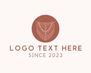 Fabric - Macrame Boho Decor logo design