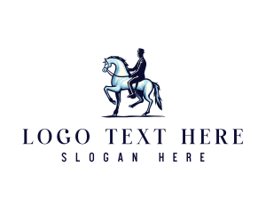 Wild - Horse Equestrian Riding logo design