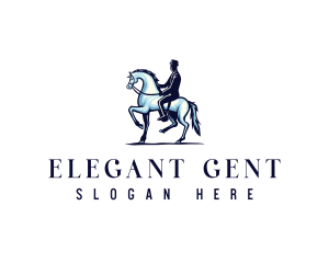 Horse Equestrian Riding logo design