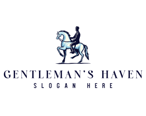 Horse Equestrian Riding logo design