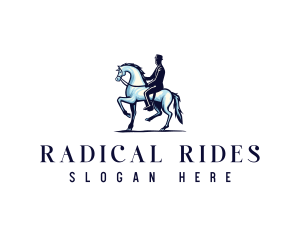 Horse Equestrian Riding logo design