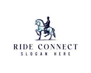 Horse Equestrian Riding logo design