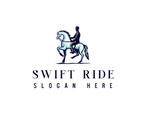 Horse Equestrian Riding logo design