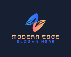 Contemporary - Modern Sound Wave logo design