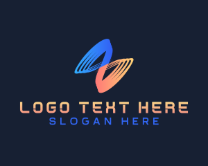 Technology - Modern Sound Wave logo design