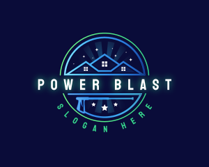 House Power Wash Maintenance logo design