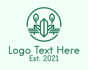 Green - Green Plant Farm logo design