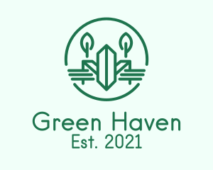 Green Plant Farm logo design