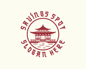 Asia Temple Architecture logo design