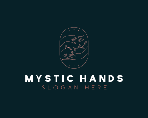 Natural Hands Cosmetic Beauty logo design