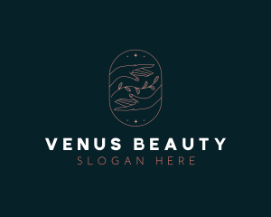 Natural Hands Cosmetic Beauty logo design