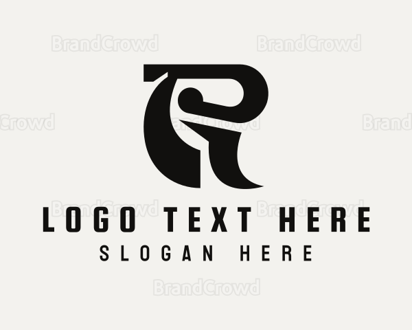 Skate Brand Letter R Logo