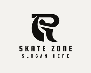 Skate - Skate Brand Letter R logo design