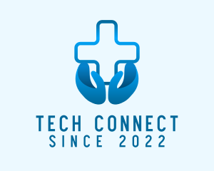 Teleconsultation - Helping Hand Healthcare Pharmacy logo design