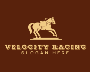 Pony Horse Racing logo design