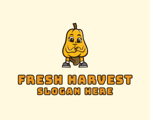 Fresh - Fresh Cashew Fruit logo design
