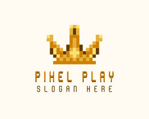 Arcade - Pixel Crown Arcade logo design