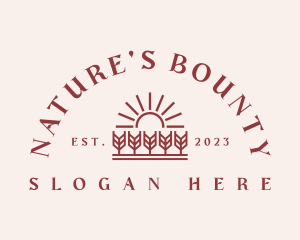 Nature Organic Farm  logo design