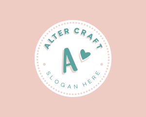 Cute Heart Boutique logo design