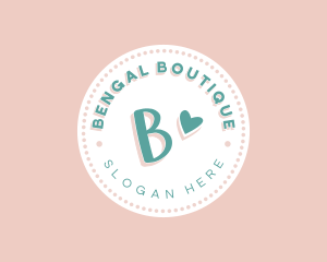 Cute Heart Boutique logo design